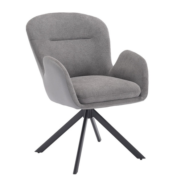 Clara Swivel Dining Chair Grey